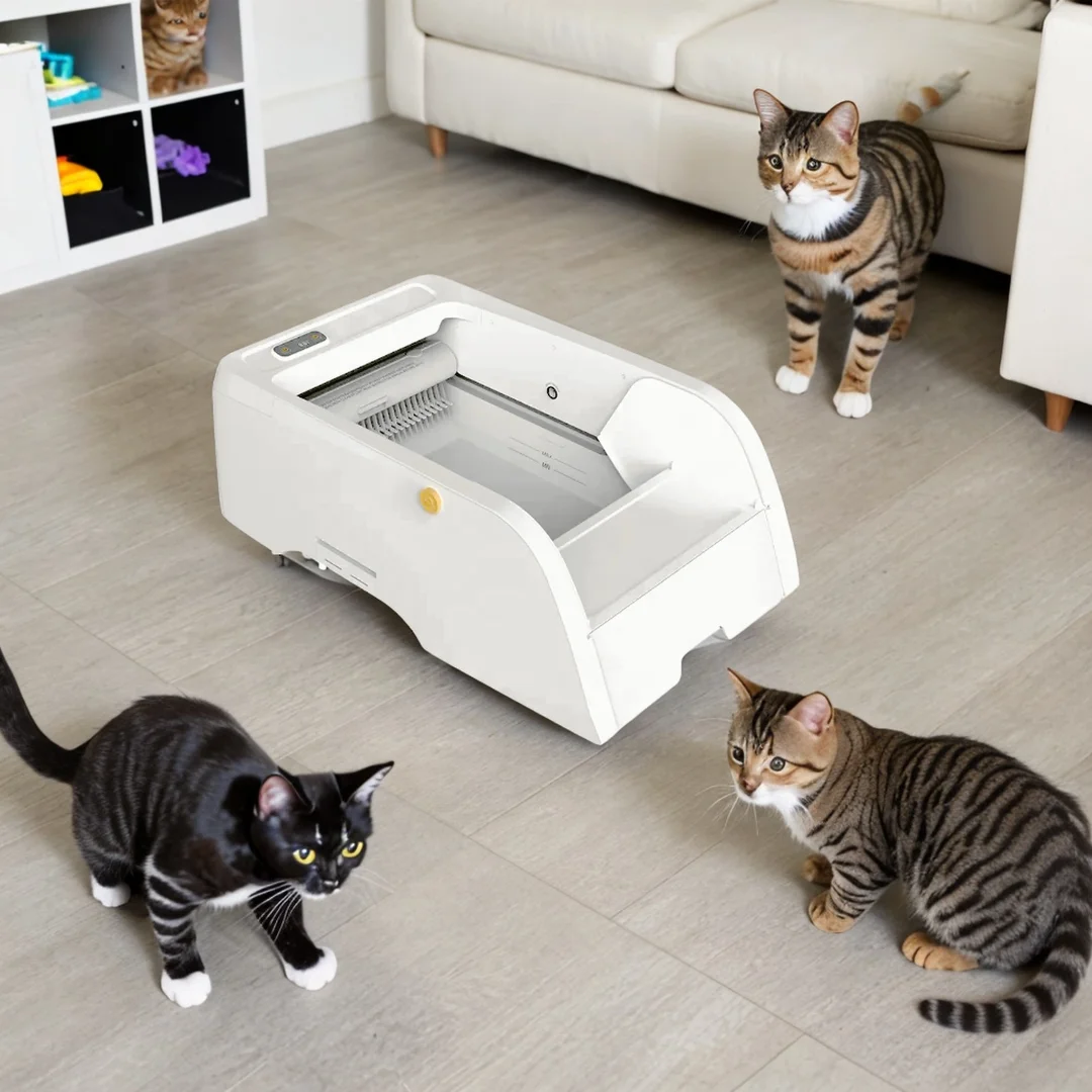 Smart Cat Litter Box Self Cleaning Easy Washing
