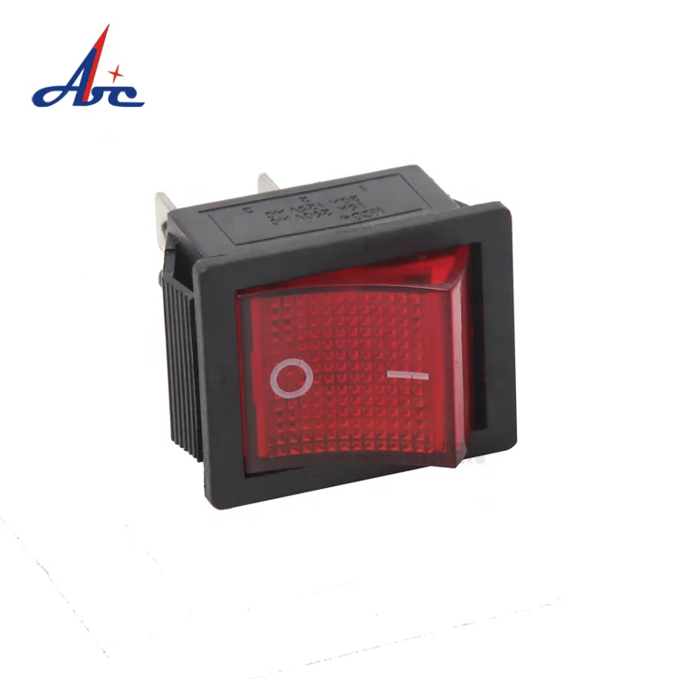 Interrupteur à bascule KCD4 spécial for machine à souder 30 A 250 V à courant élevé 22 x 29 interrupteur d'alimentation à bascule en cuivre rouge bouton 4 broches accessoires électriques (couleur