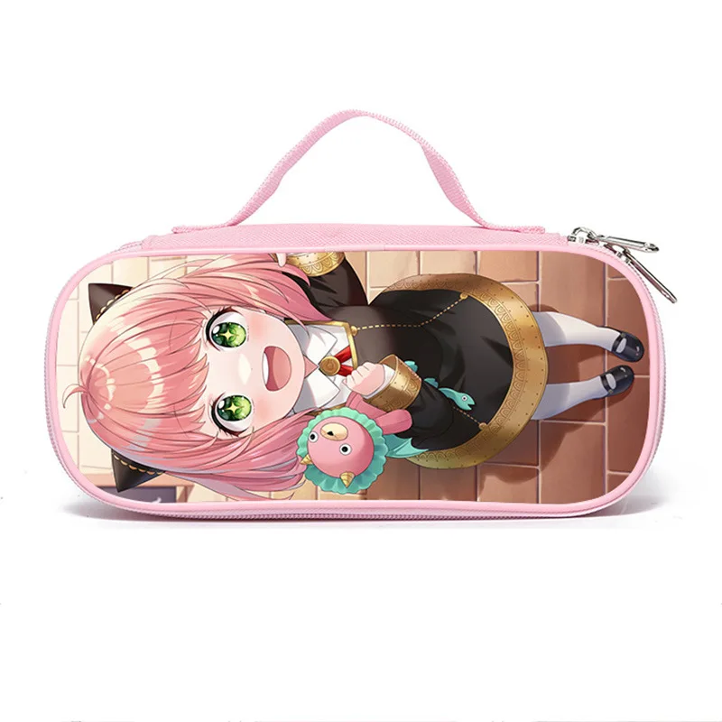 7 видов конструкций аниме семья шпионов манга пенал сумка многофункциональная для хранения ручка мешок с застежкой-молнией школы открыванием
