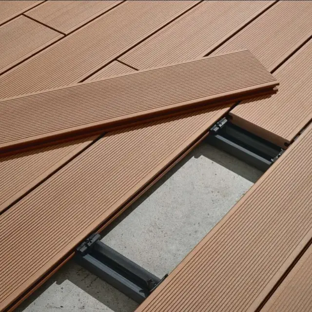 Exterior Wpc Wood Outdoor Flooring Deck Composite Board Outdoor wpc decking