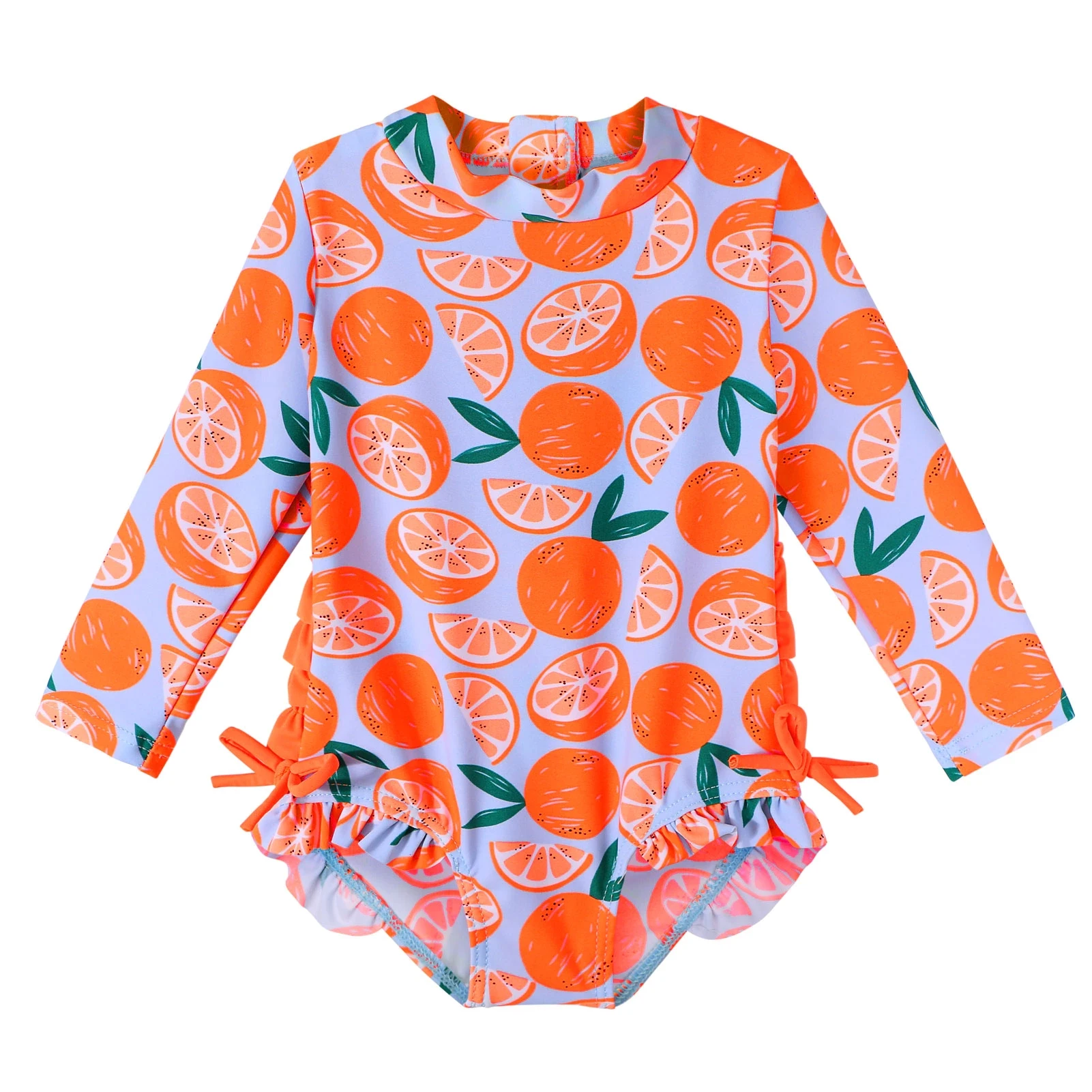 Baby Swimsuit Bikini Girl Bathing Suit Child Swim Toddler Swimwear Kids Long Sleeve Swimwear