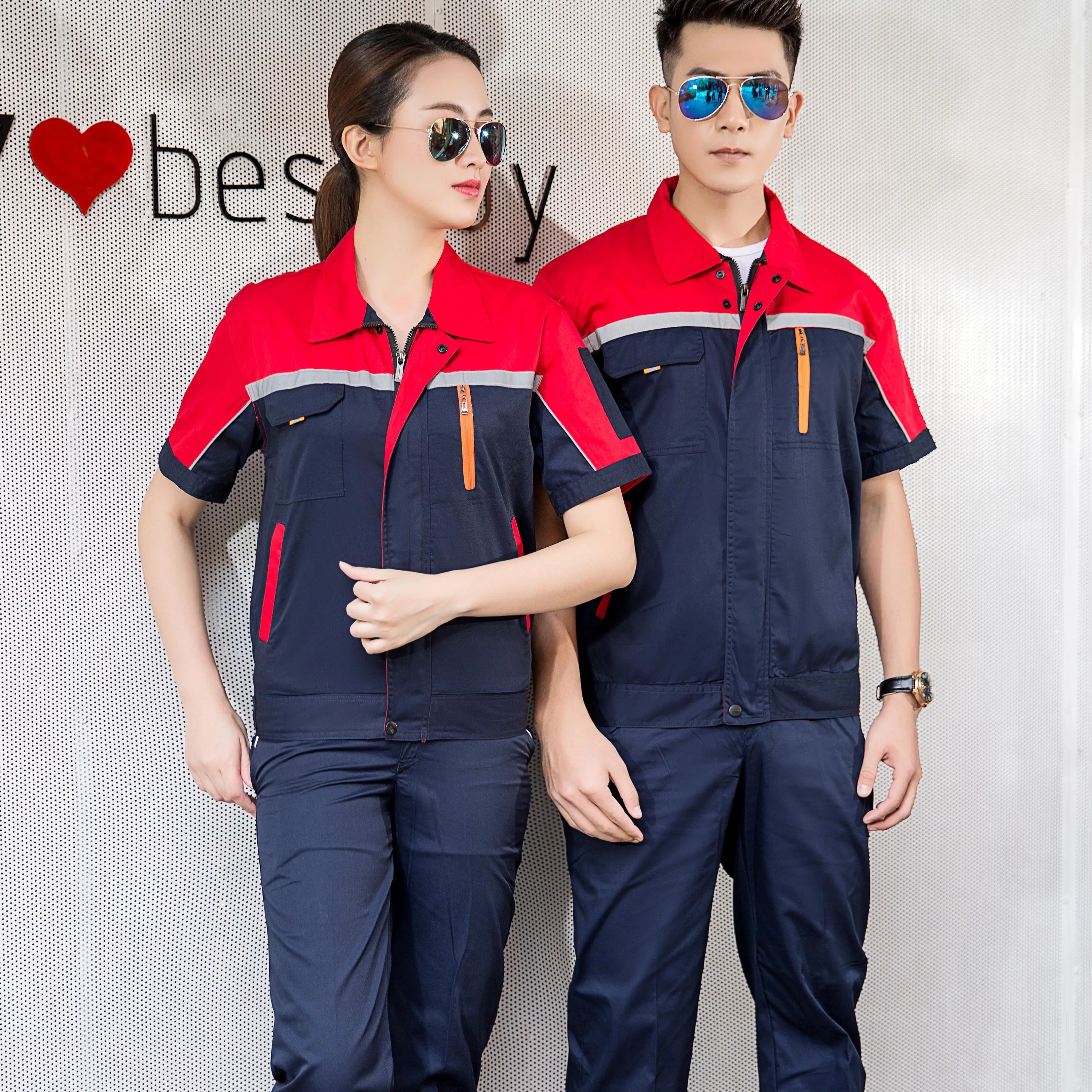 Maintenance Engineer Uniform Safety Uniform for Construction Workers Workwear Work Clothing With Pants