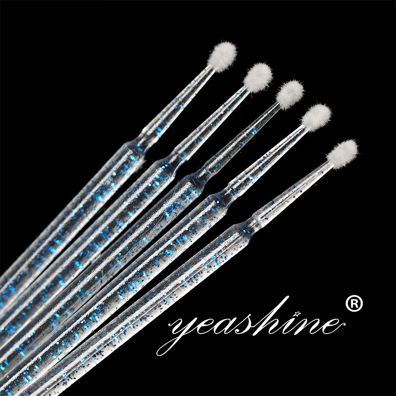 Пластиковые Стоматологические Одноразовые микрокисти материалы для ресниц бледно-розовые Микро Кисти