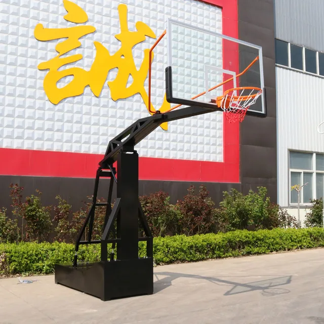 Imitation hydraulic basketball stand