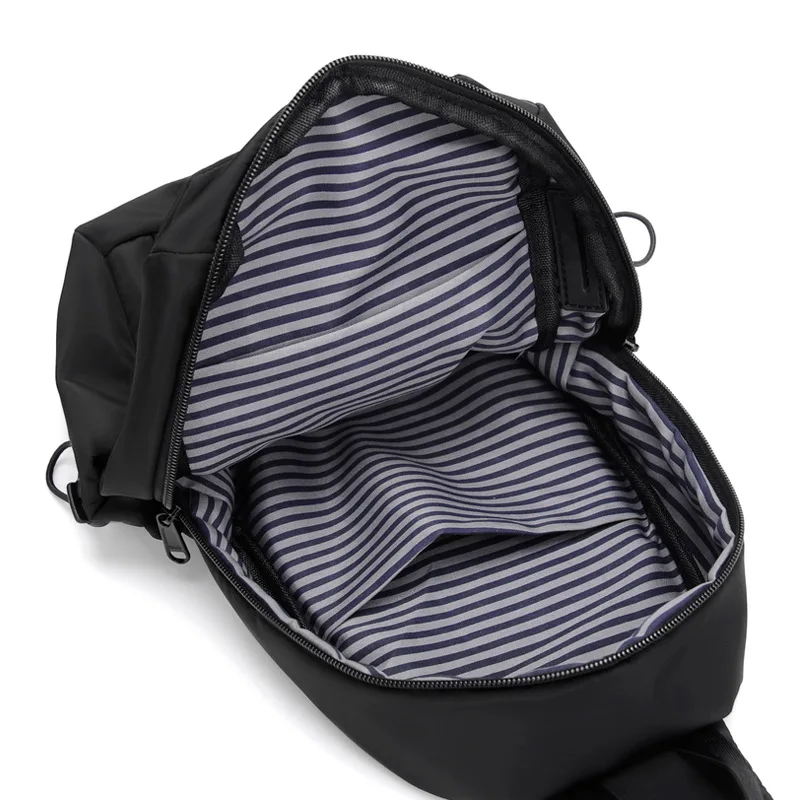 Small Sling Backpack Waterproof Sling Bag One Shoulder Crossbody Backpack  Bag for Men & Women - Black - C41870E0EHR