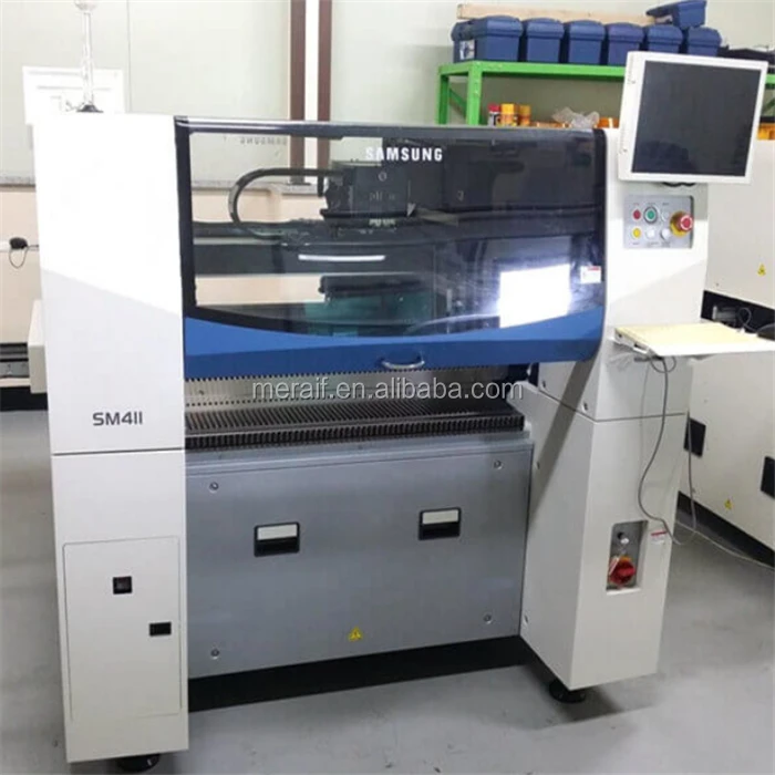 Machine de transfert utilisée originale de Samsung SM411 de machine de mounter de puce de SMT