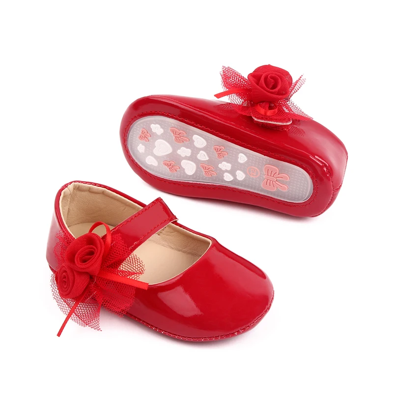 High Quality Soft PU Leather Baby Toddler Girl Shoes Prewalker Girl Shoes 2025 manufacture