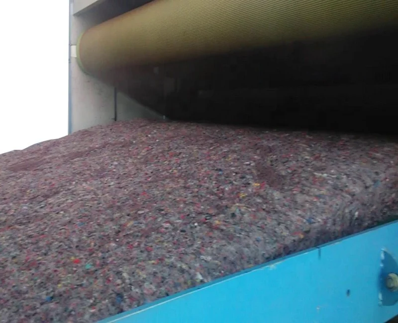 Spring Mattress Top Thick and Hard Recycled Cotton Thermal Bonding Waste Felt Machine