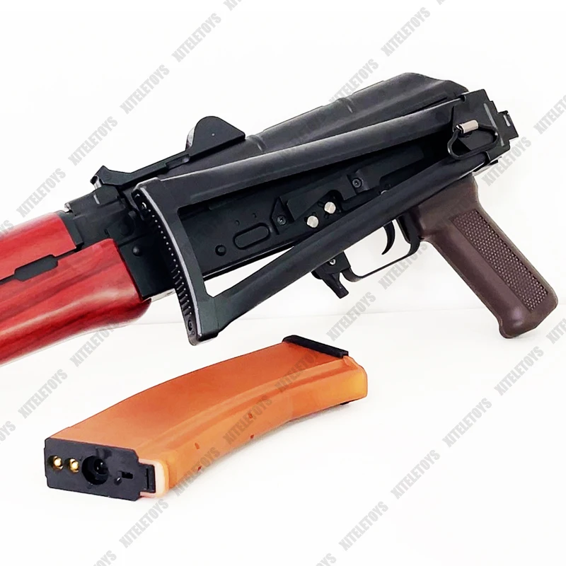 Nylon Ak74u Assault Rifle Metal Gear Electric Splatter Gel Ball Blaster ...