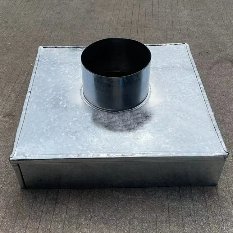 Galvanized White Iron Sheet Air Duct Supply Box Central Air