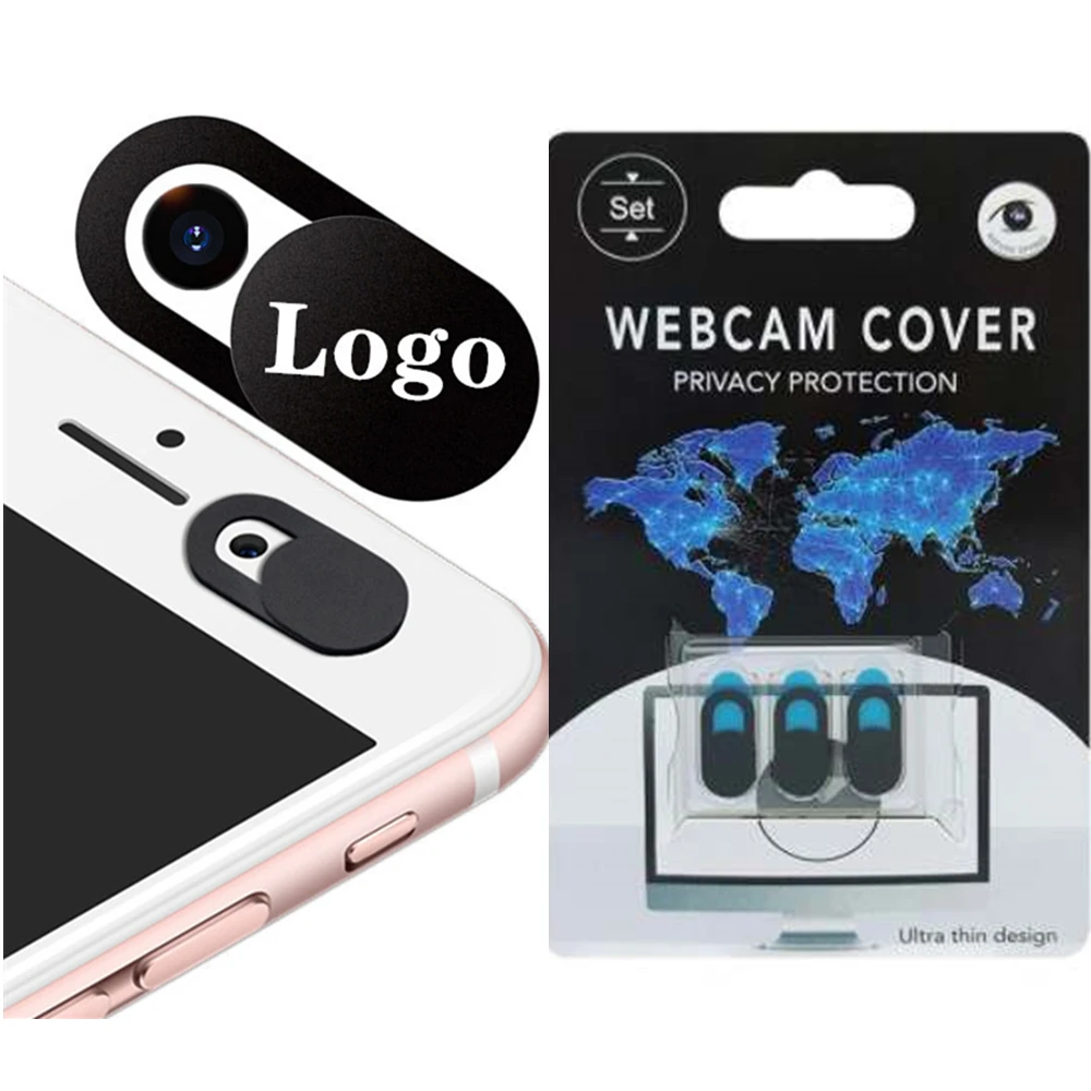 Kit 8 Copri Webcam Sottili (4 Neri + 4 Bianchi) Con Panno Pulente – Protezione Privacy Universale