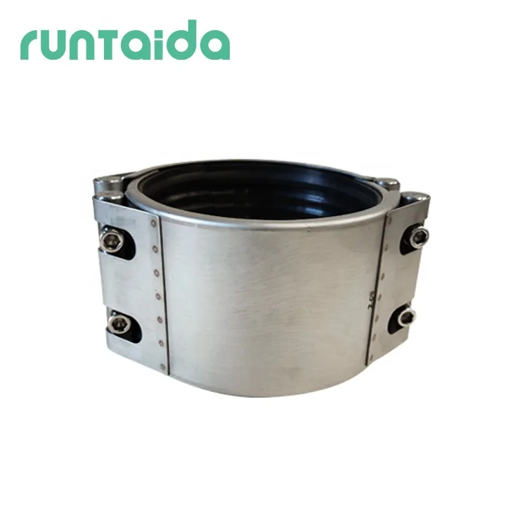 Quick Repairing Pipe Broken Leaking Single Plate Type Stainless Steel 304 Pipeline Repair Clamp