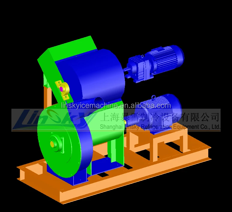 Ice Crusher Blower Ice Block Crusher Equipment