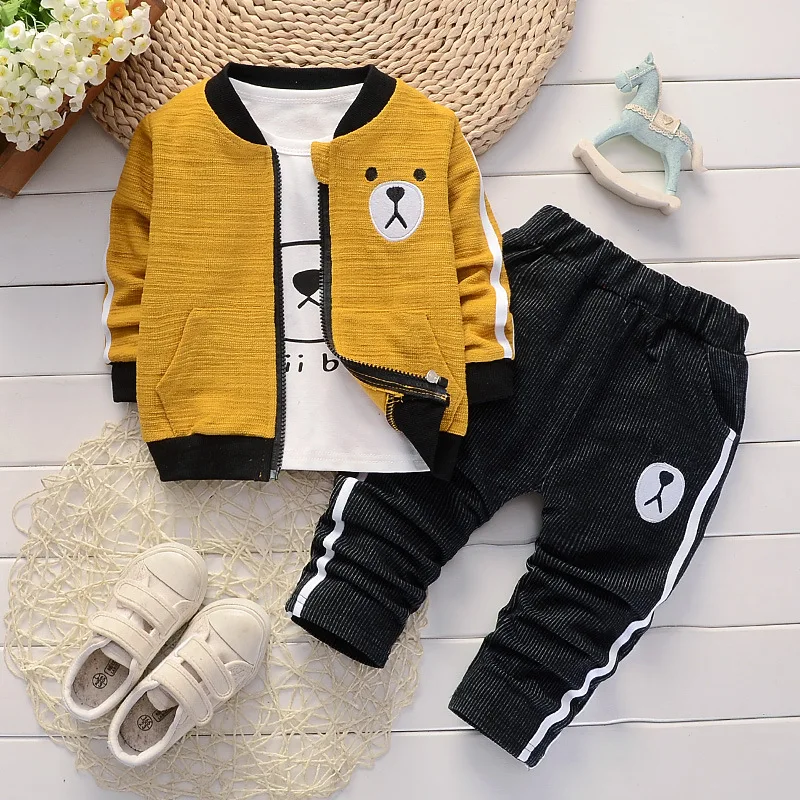 2-7 years 2022 New Casual Fashion Cartoon Active Coat+T-shirt+ Pants Spring  Boy Clothing Set Kids Children Toddler Boy Clothing - AliExpress