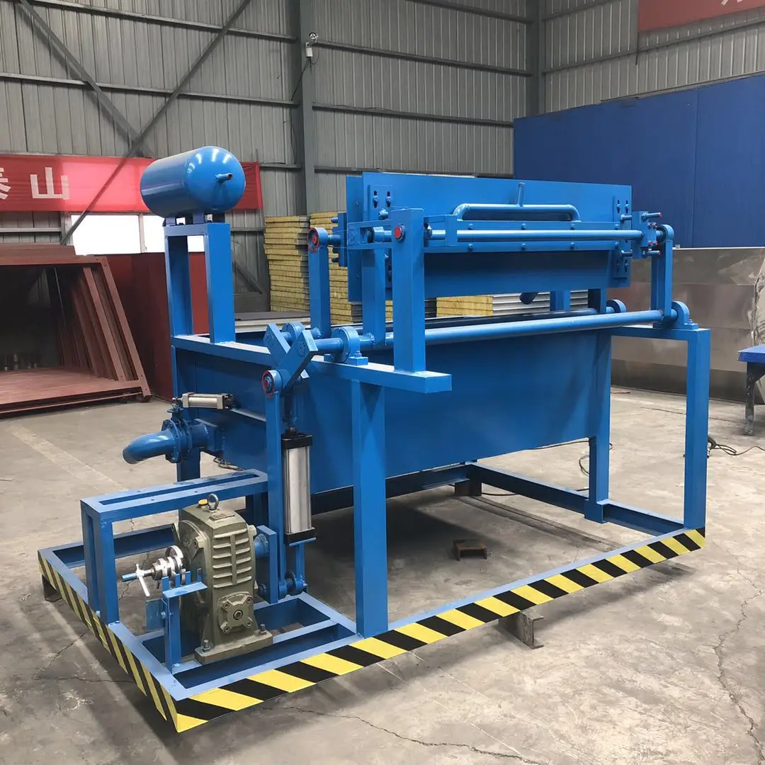 Small Paper Pulp Making Machines Used Egg Tray Carton Product Moulding Drying Machine