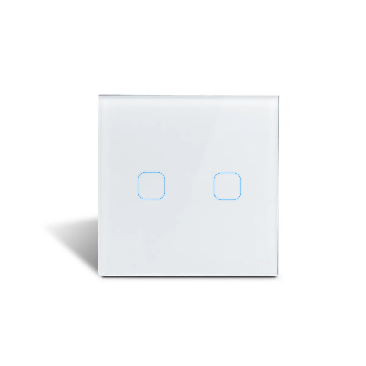 The latest waterproof tempered glass panel touch wall switch single live wire touch switch led bulb 