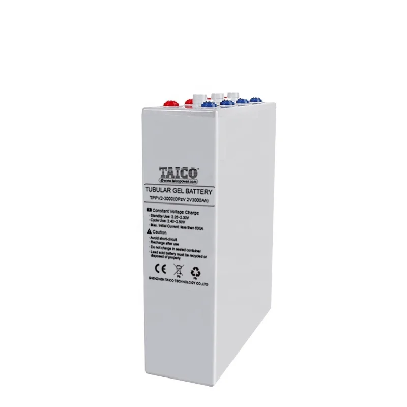 TAICO opzv battery 2v 2500ah for energy storage