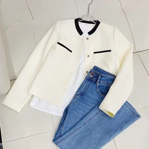 Wholesale 2026 Spring Autumn Ladies Blazer Office Fashion Design Women Suit Jacket