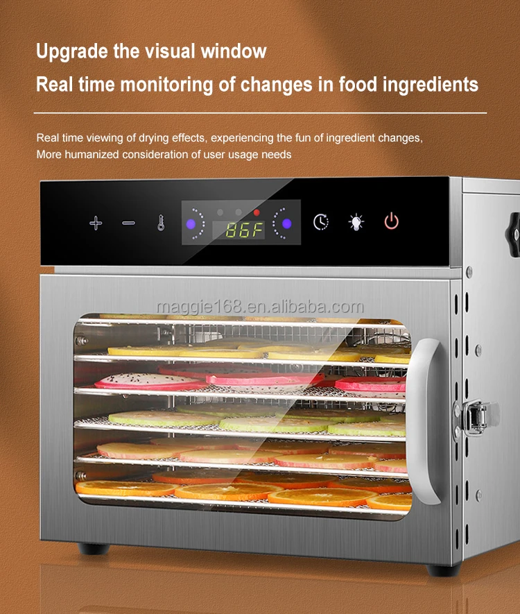 Intelligent Control Touch Screen Infrared Fruits Drying Machine Machine for Dried Fruits 220V 400W Raisins Dried Fruit Machine