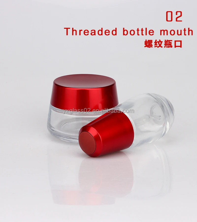 Cosmetic packaging bottle set special skin care packaging container toner lotion serum cream packaging container supplier