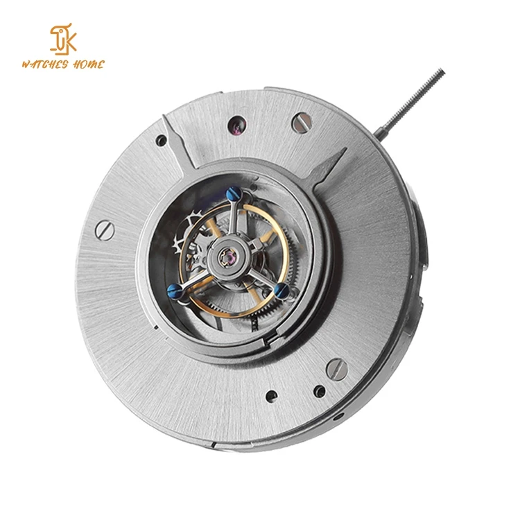Newest Design Self-factory Custom Accurate Automatic Mechanical Central Skeleton  Tourbillon Watch Movement