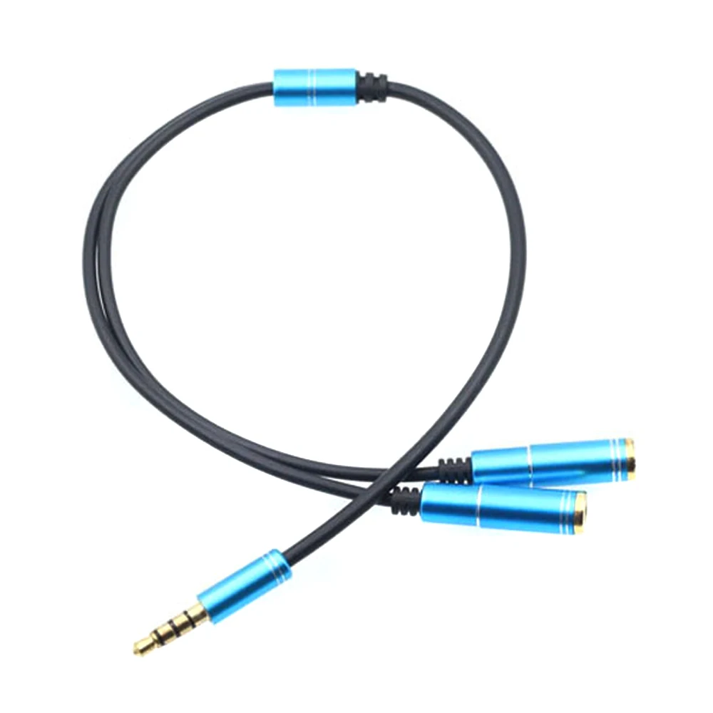 3.5mm Stereo Audio Y Splitter Cable 4 