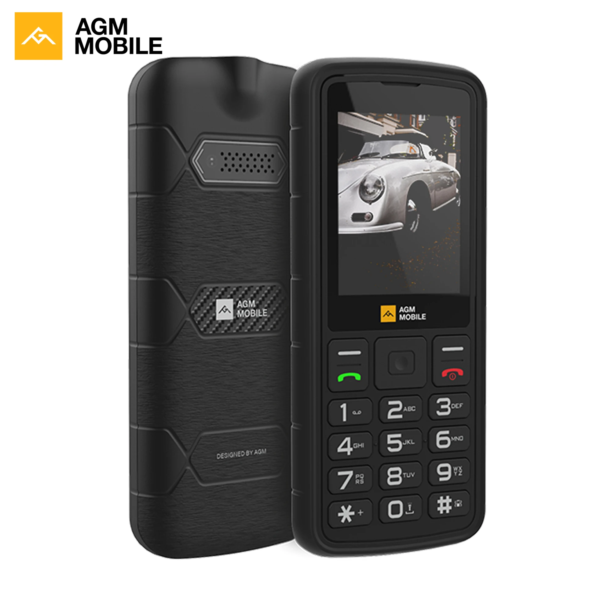 AGM M9 4G 48+128MB Waterproof Ip68/Ip69K Rugged Phone Keypad Mobile Phone 4G Rugged Feature Phones