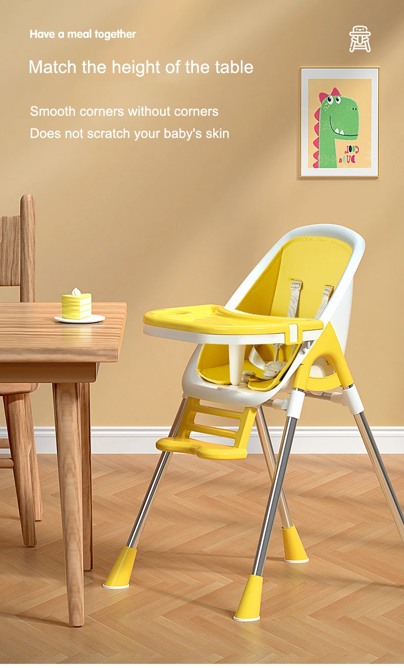 China factory high chair baby feeding portable feeding chair baby seat plastic 2 in 1 for kids and children eating dining