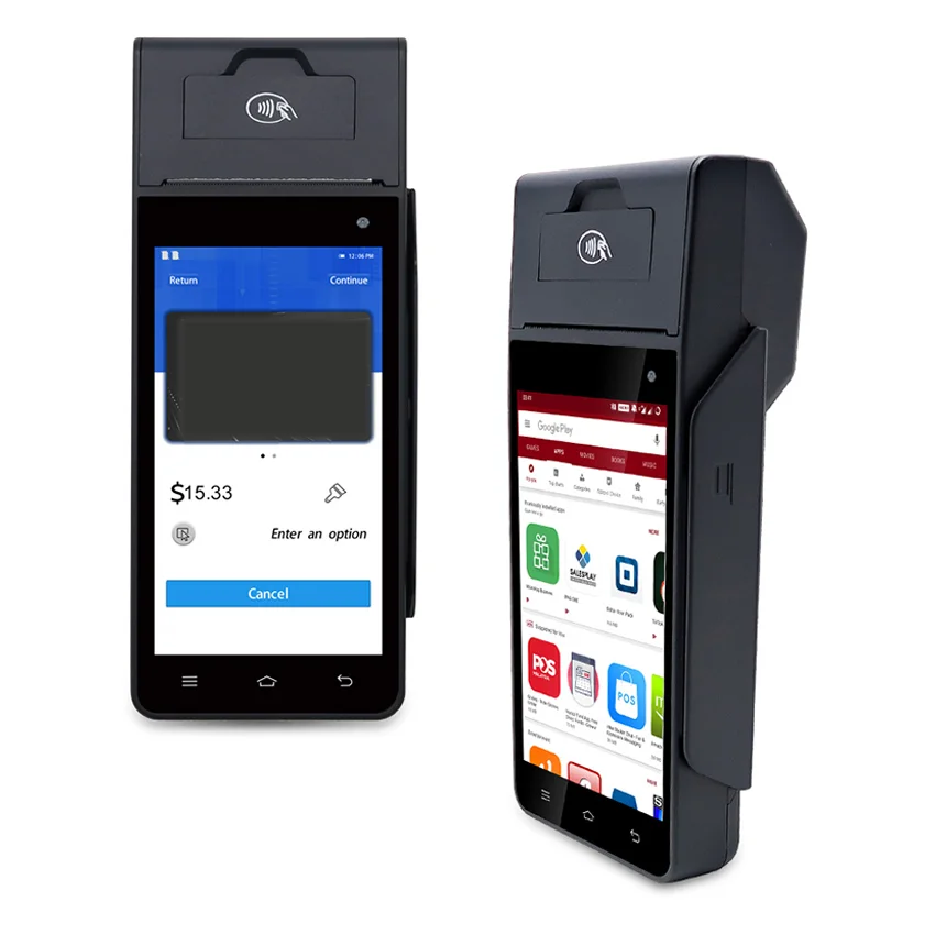New Product ZCS Z90 Android POS PDA System with Printer Electronic Android Cash Register with Card Reader