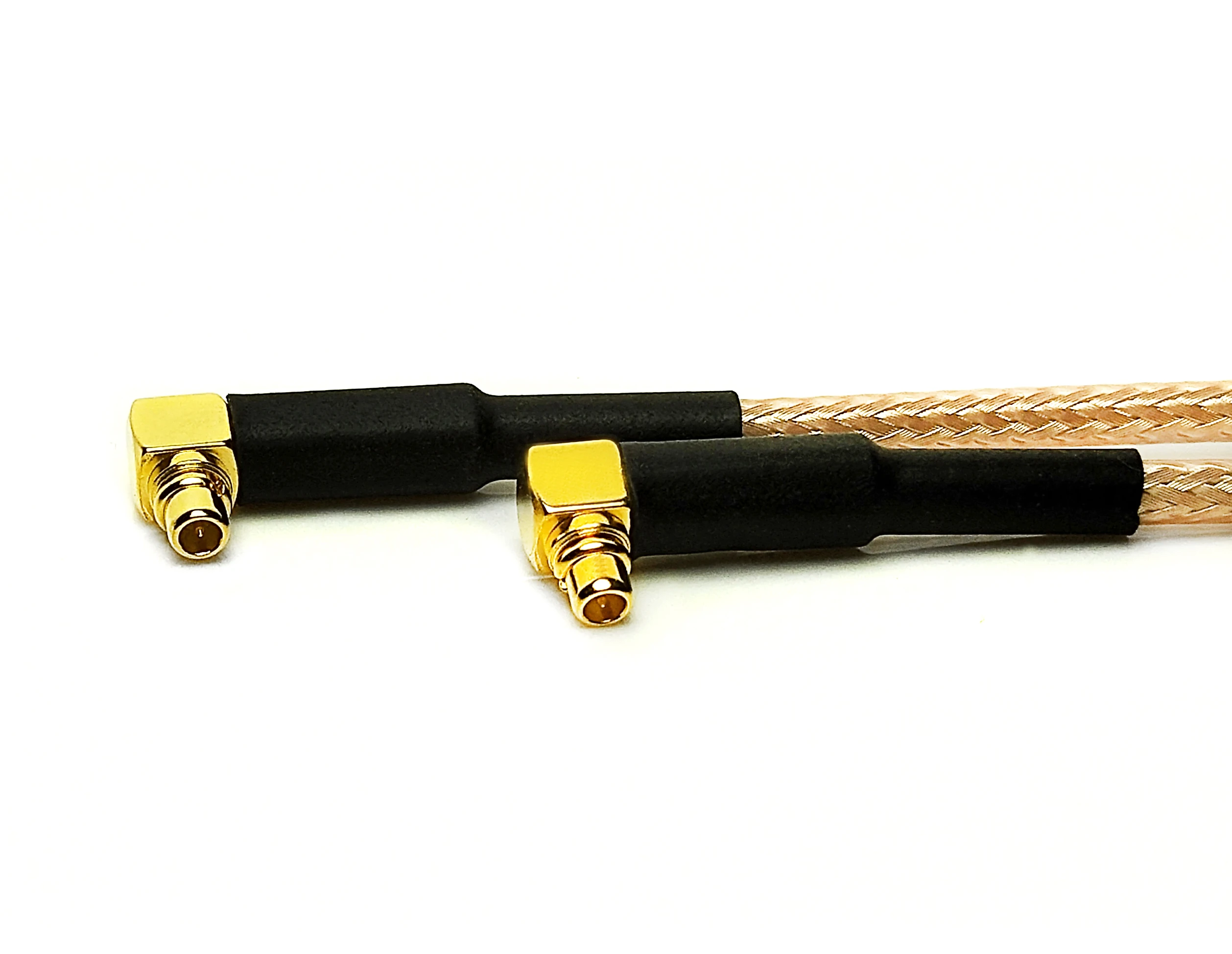 sma female Jack bulkhead  connectors to MMCX male right angle elbow 90 degree rg316 jumper cable assembly manufacture