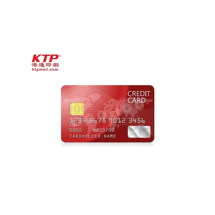 Factory Price Custom 3d Offset Uv Printing Pvc Plastic Bank Credit Cards