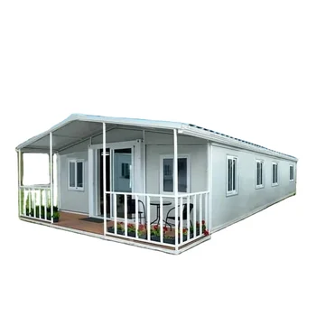 Hot sale easy to install 40foot folded expandable 4 bedroom container house ready to ship
