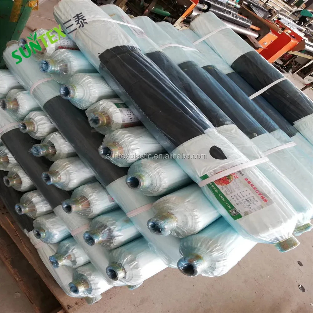 Biodegradable Mulch Film/20micron Black Plastic Mulch Layer For Sale