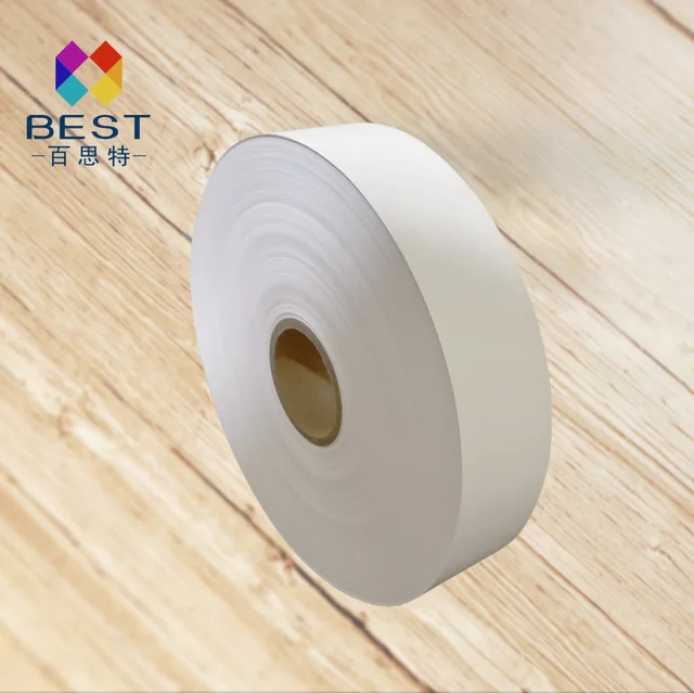 Blank White Nylon Care Label Material Printed Clothing Label Roll for Garments Bags Shoes Washable and Durable