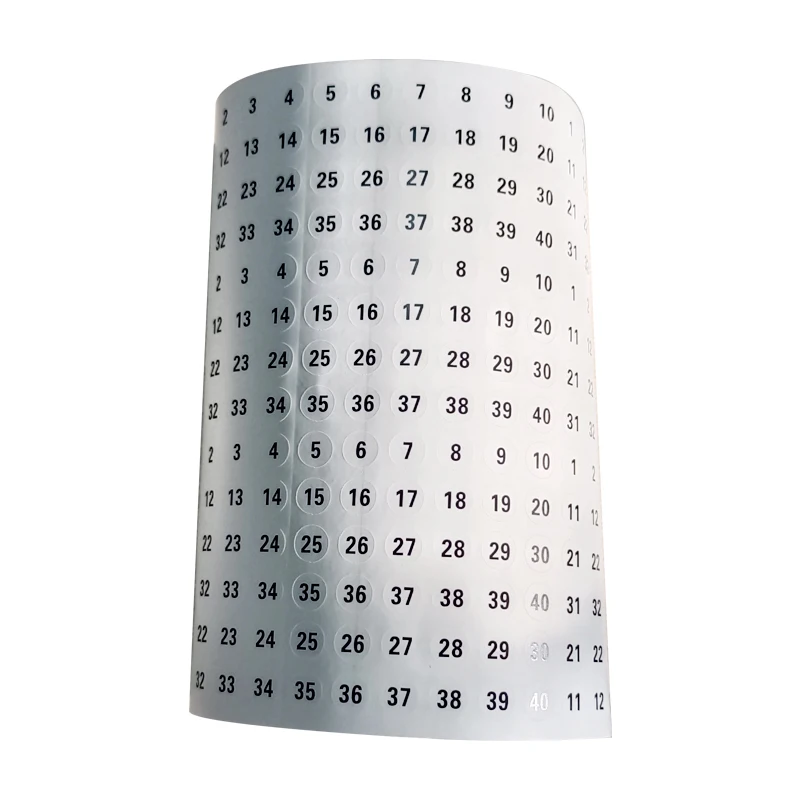 Uxcell Laser Number Stickers 1-100, Self Adhesive, For