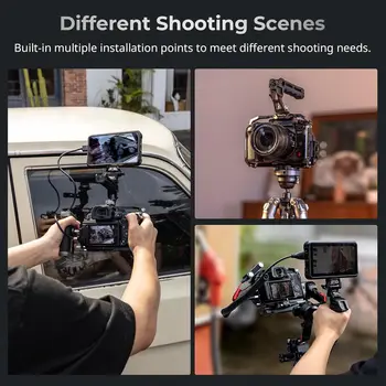 SmallRig Quick Release Cage for LUMIX GH7 / GH6 Camera Cage with Patented HawkLock Style Cold Shoe/NATO Rail/Quick detail image
