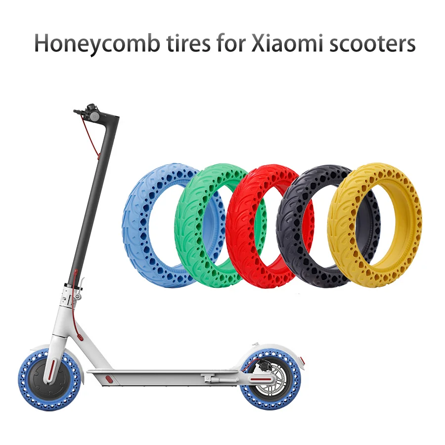 Superbsail Color Solid Tire for Xiaomi M365 Pro Electric Scooter Mijia Mi 1S Pro 2 Essential Scooter 8.5 inches Rubber Tyre details