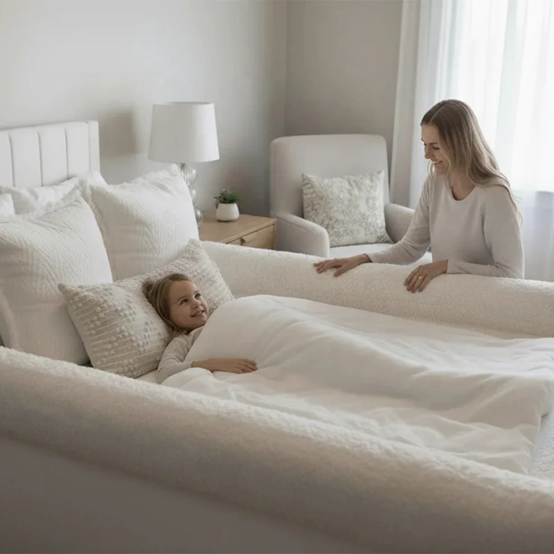 Most Popular Washable Cover Breathable Soft Sponge White Bordered Bed Sheet supplier