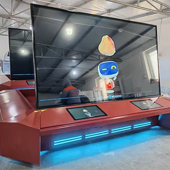 Factory direct supply  UHD 3D Digital intelligent  Elevating electronic sand table  98 inch for exhibition hall