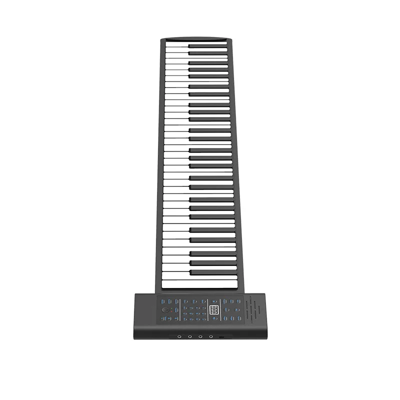 PB61 61 Keys USB Flexible Roll up Piano Electronic Foldable Keyboard