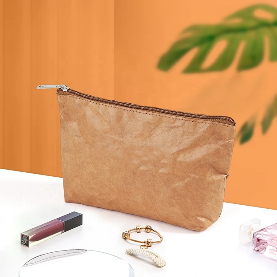 Sustainable Tyvek Makeup Pouch Reusable Customizable