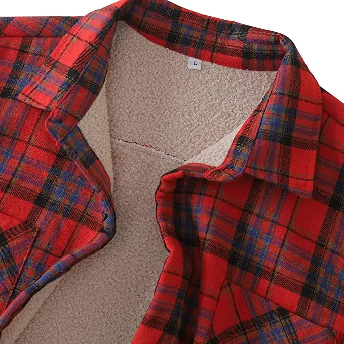 Mfhmom Camicia Giacca Uomo Plaid Shacket Invernale Giacca Vintage Uomo con Tasche a Patta Bottoni Overshirt Militare da Lavoro Casual Autunno Primavera Cappotto Mfhmom Camicia Giacca Uomo Plaid Shacket Invernale Giacca Vintage Uomo con Tasche a Patta Bottoni Overshirt Militare da Lavoro Casual Autunno Primavera Cappotto
