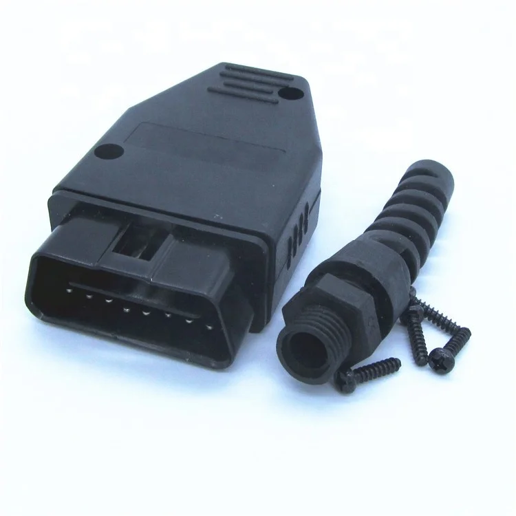 Car Diagnostic Tool OBD Male Plug 16Pin OBD2 Connector OBD 2 16 Pin OBD II Adaptor OBDII J1962 Connector