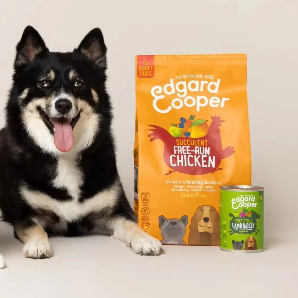 Custom Printed Resealable Foil Plastic Biscuit Snack Animal Feed Dry Packaging Stand up Pet Dog Food Bag with Reseal Zipper