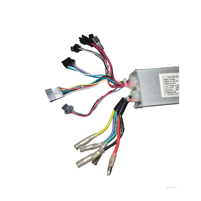 Contrôleur Moteur Sans Balais 36V 14A – Modèle LSW06-90B1CFSB, Pour Vélo électrique/scooter, Avec Protection Thermique