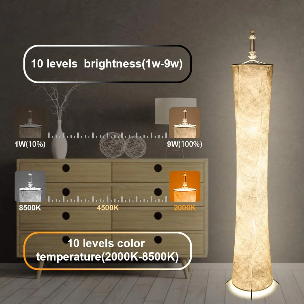 Unique Design  Modern Decorative Color Changing Floor Standing Lamp  RGB remote control Led Floor Lamp