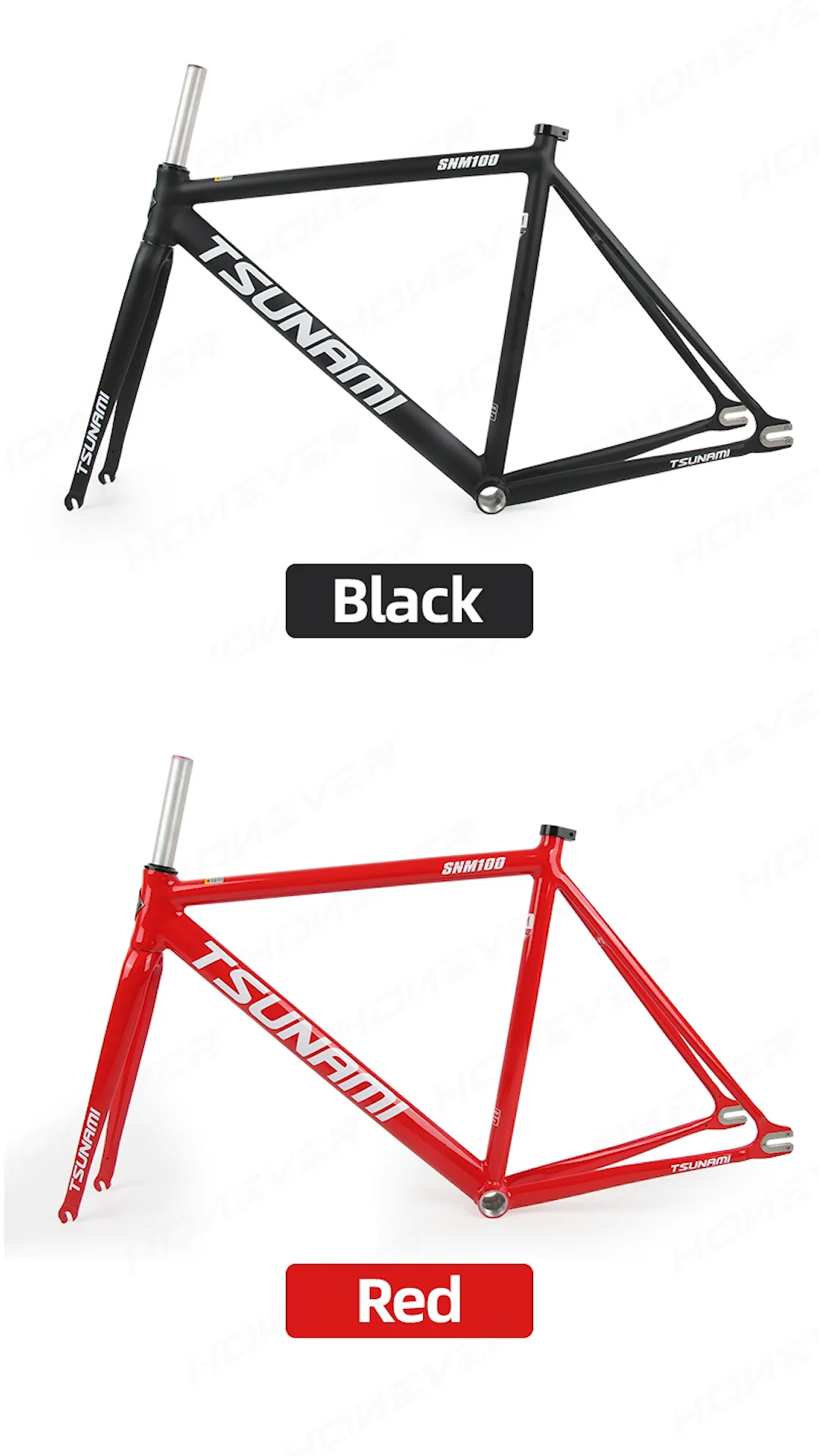 Tsunami Snm100 Road Bike Frame Gray Fixed Gear Bike Fixie Frame Single