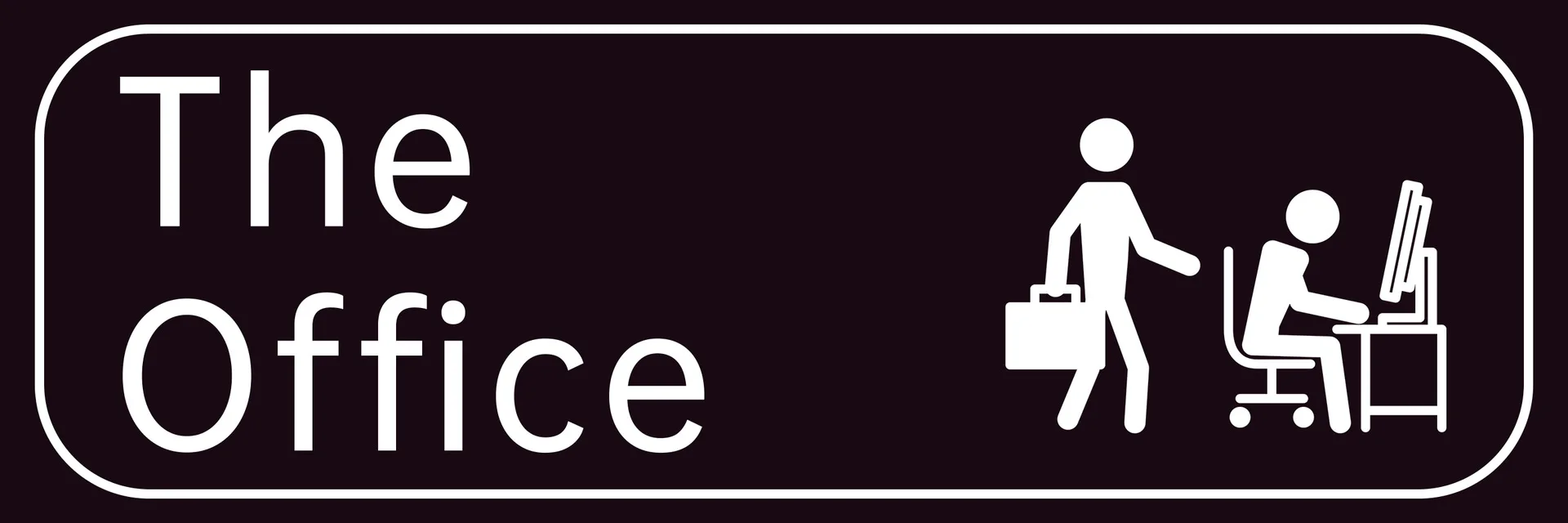 Дверной знак черно-белый дверной плакат клейкая задняя видимая вывеска для офисных и ванных