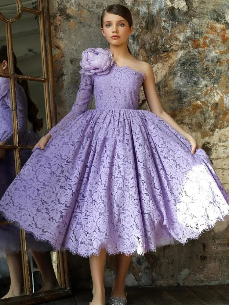 Purple Party Dress For 15 Year Old Elegant Purple Girl Wedding
