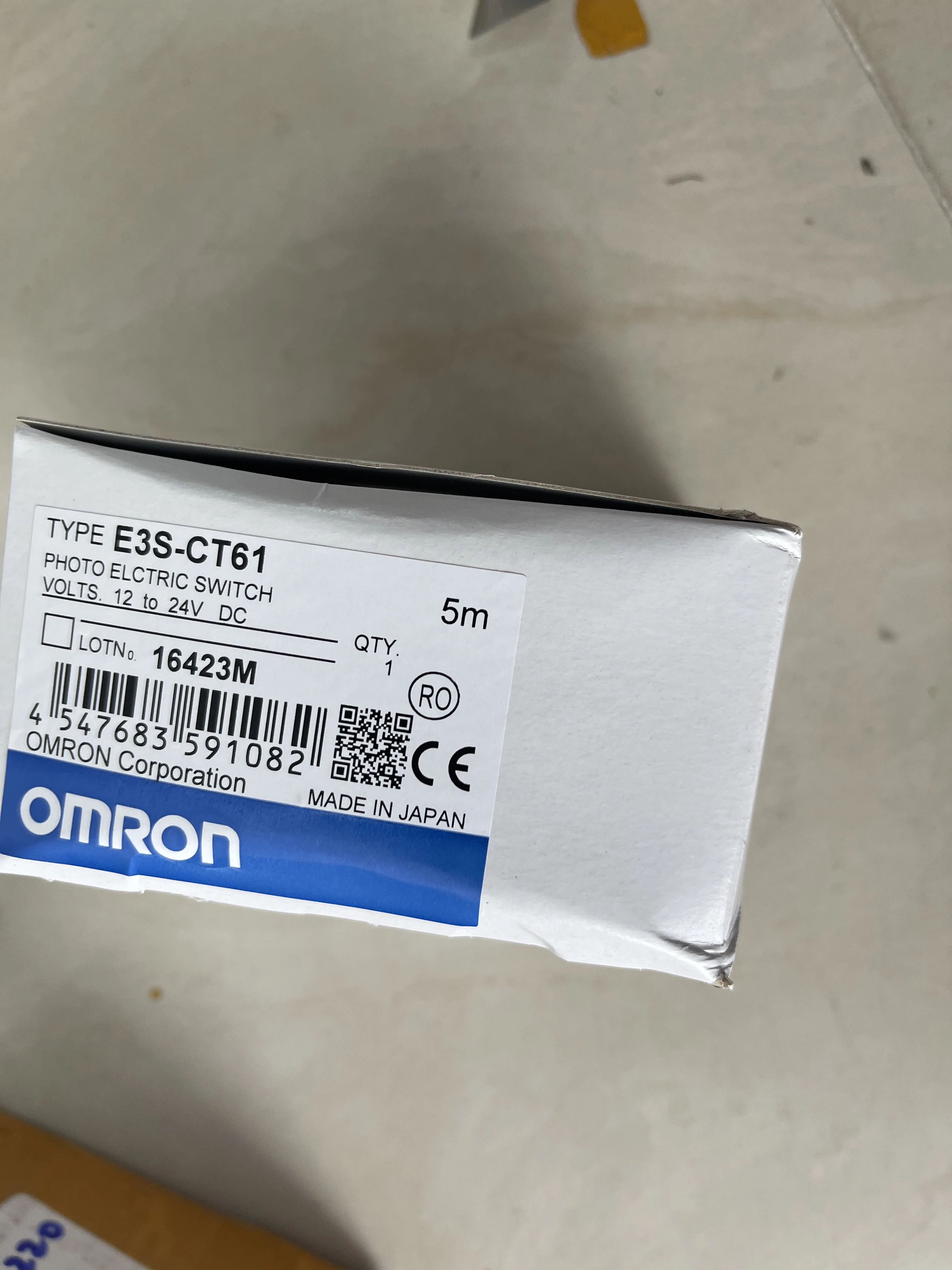 Panasonic Photoelectric Switch E3S-CT61 5m 